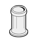 Sunfab pump suction port, 50 / 58mm (2 "), 0 ° straight